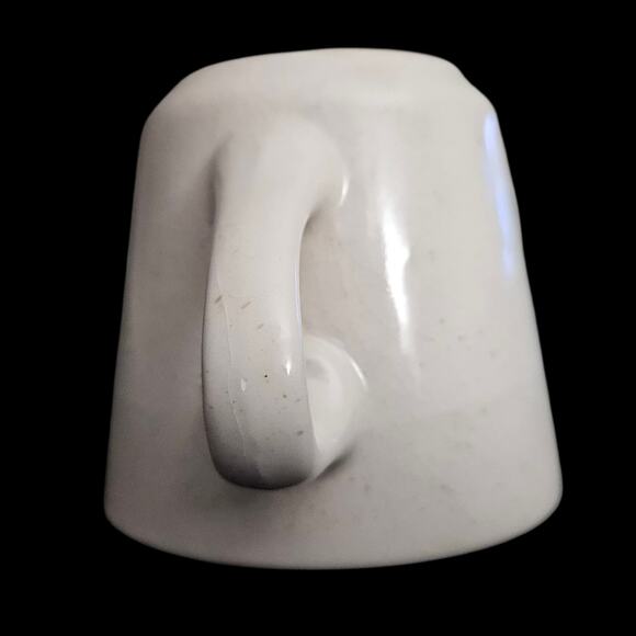 Vintage REGO Stoneware Mug Tan Brown Rim Crackle Glaze E652-21 Japan Coffee Cup - Picture 4 of 7